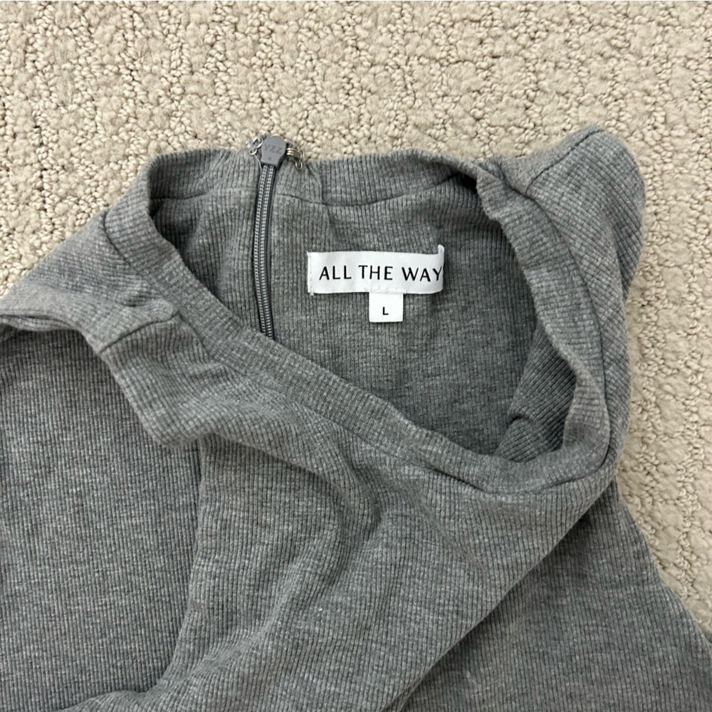 Revolve Ribbed Romper - image 3